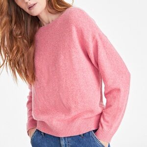 On 34th Soft Crewneck‎ Sweater in Rose Pink NWT